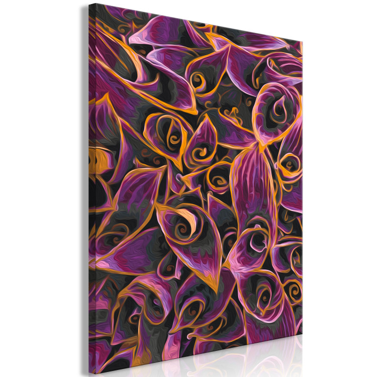 Paint by Number Kit Magic Herb - Long Purple-Golden Leaves of Flowers 146214 additionalImage 4