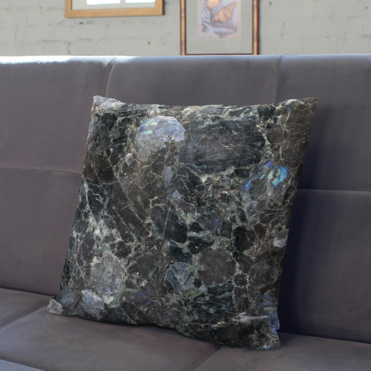 Decorative Microfiber Pillow Cosmic crystal - a surface detail of a precious stone cushions 146814 additionalImage 3