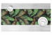 Table Runner The face of leaves - a green-brown composition inspired by nature 147314 additionalThumb 5