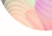 Poster Abstraction - Wave of Pastel Stripes With a Description on a White Background 149714 additionalThumb 2