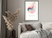 Poster Abstraction - Wave of Pastel Stripes With a Description on a White Background 149714 additionalThumb 17