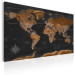 Large canvas print Brown World Map (PL) [Large Format] 150914 additionalThumb 2