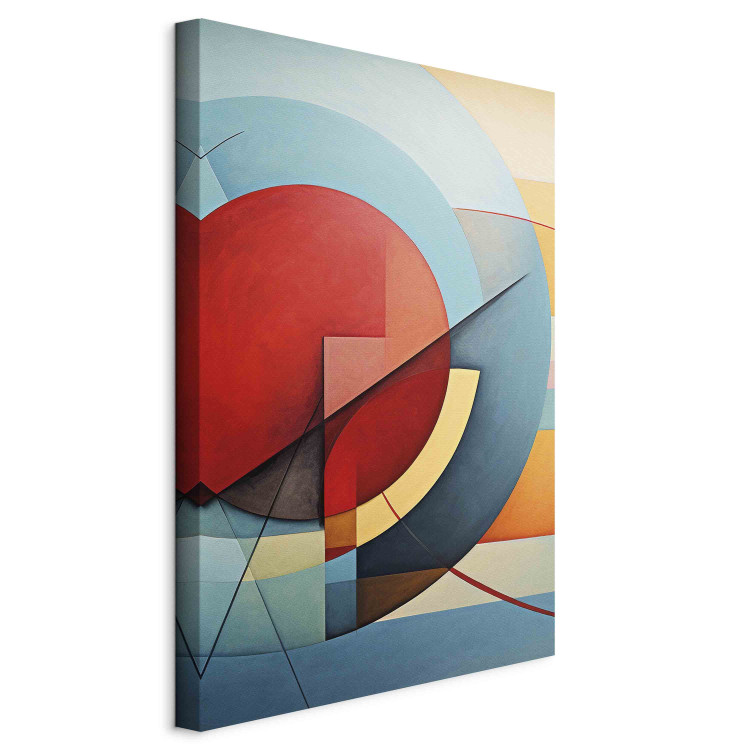 Large canvas print Deconstruction of circles - a geometric composition in the style of Kandinsky [Large Format] 151114 additionalImage 2