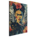Large canvas print Frida Kahlo - A Portrait of the Artist Inspired by the Risograph Technique [Large Format] 152214 additionalThumb 2