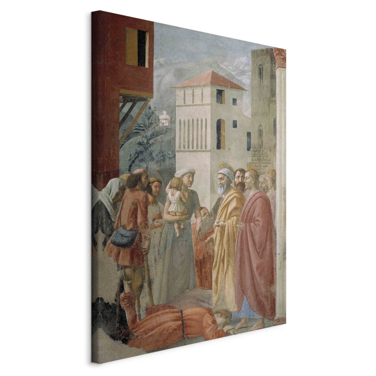 Art Reproduction St.Peter shares out alms and the death of Ananias 153014 additionalImage 2