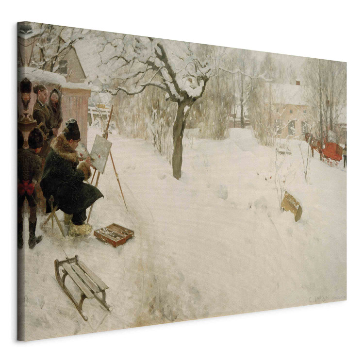 Reproduction Painting The openair painter. Winter theme from sögatan 145 154114 additionalImage 2