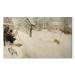Reproduction Painting The openair painter. Winter theme from sögatan 145 154114
