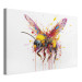 Canvas Collectable Bee - Colorful and Painterly Insect on a White Background 159514 additionalThumb 2