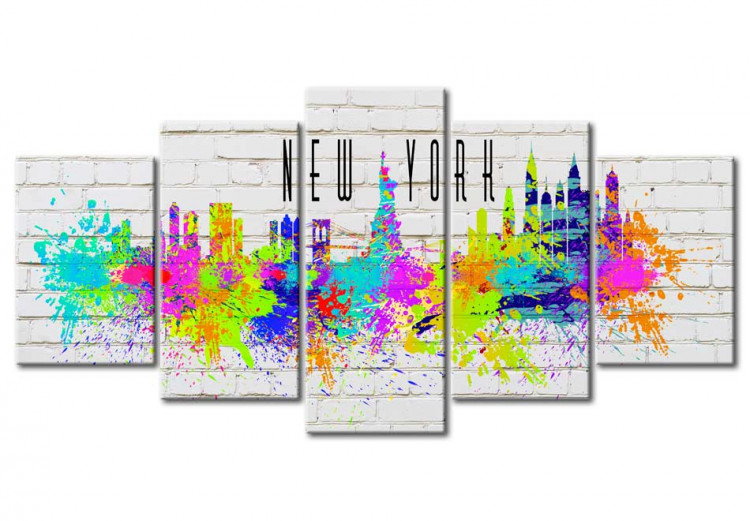 Canvas Colorful New York 55514