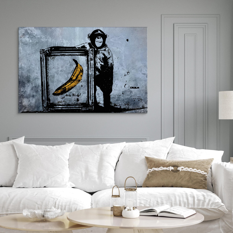 Canvas Print Inspired by Banksy 58914 additionalImage 5