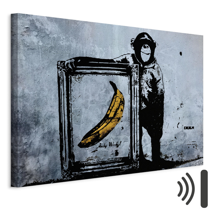 Canvas Print Inspired by Banksy 58914 additionalImage 8