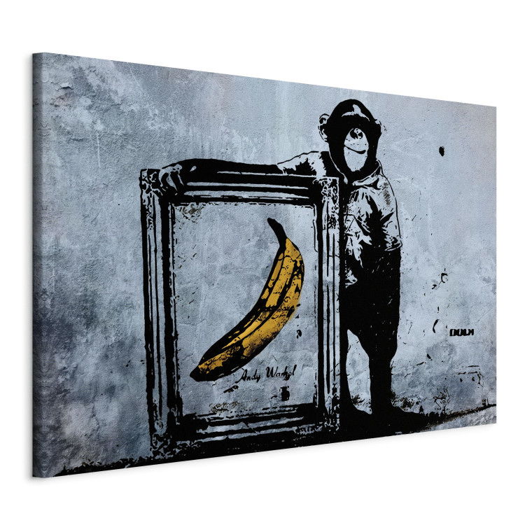Canvas Print Inspired by Banksy 58914 additionalImage 2