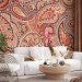 Wall Mural Oriental Note - Background with Mix of Colorful Ornaments in Retro Style 60814