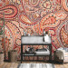 Wall Mural Oriental Note - Background with Mix of Colorful Ornaments in Retro Style 60814 additionalThumb 8