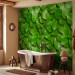 Wall Mural Breath of nature - uniform background in a pattern of stacked green tree leaves 64414 additionalThumb 8