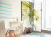 Room Divider Screen Green Enchantment - romantic lily flower with subtle green detail 95514 additionalThumb 2