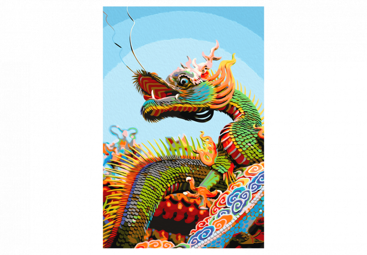 Paint by Number Kit Colourful Dragon 107424 additionalImage 7