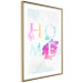 Wall Poster Rainbow Home - colorful English text "home" on a light blue sky background 114424 additionalThumb 6