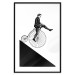 Wall Poster Cyclist - black and white composition with a man on a unicycle 115024 additionalThumb 15