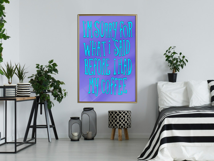 Poster I'm sorry for what I said - English texts on a purple background 116424 additionalImage 7