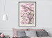 Poster Robin on Tree - small bird among branches and pink apple blossoms 116724 additionalThumb 22