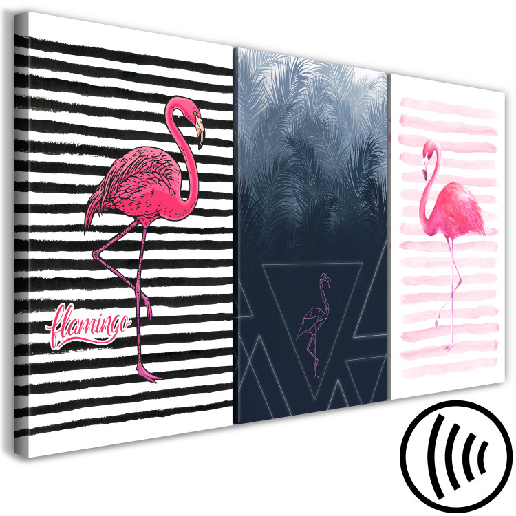 Canvas Art Print Flamingos (Collection) 116824 additionalImage 6