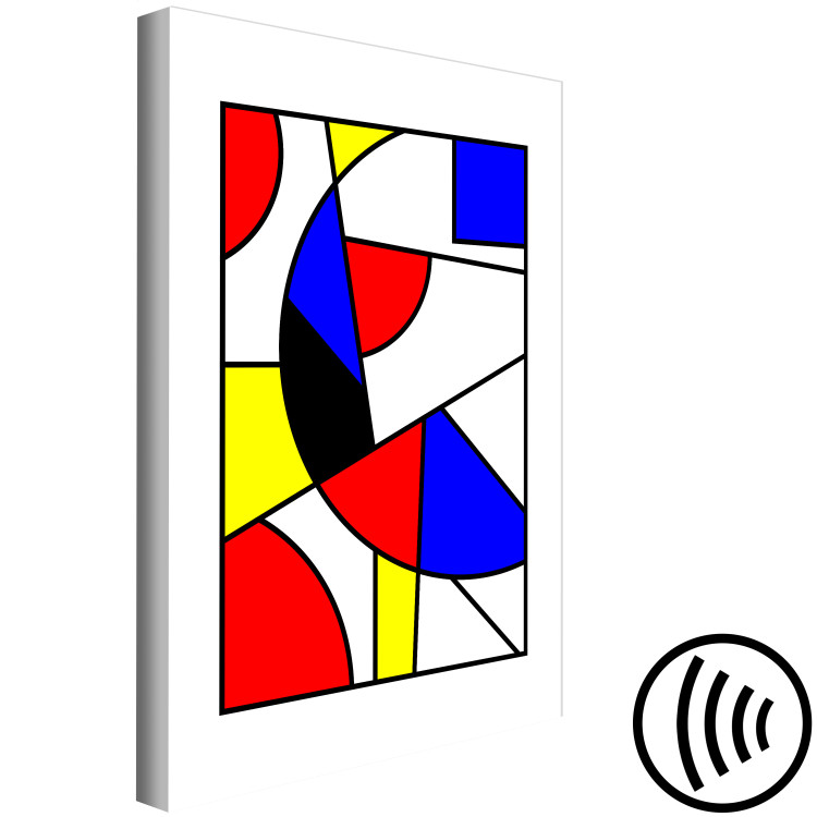 Canvas Art Print Modernist Burst of Colors (1-part) - Geometry in Vibrant Hues 117424 additionalImage 6