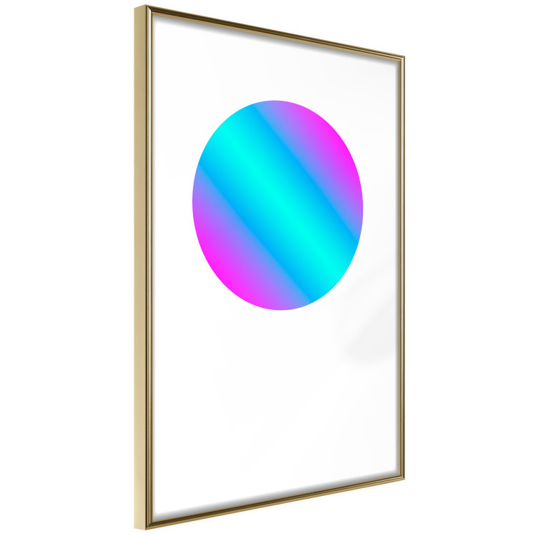 Poster Gradient in a Circle - geometric multicolored composition on white background 117624 additionalImage 8
