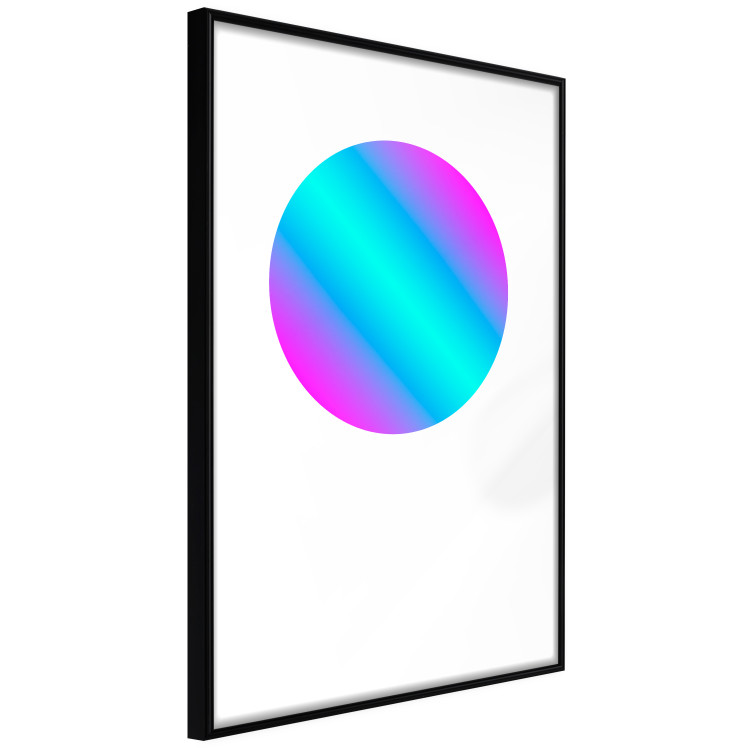 Poster Gradient in a Circle - geometric multicolored composition on white background 117624 additionalImage 11