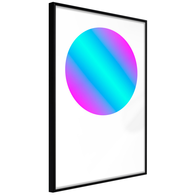 Poster Gradient in a Circle - geometric multicolored composition on white background 117624 additionalImage 10