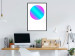 Poster Gradient in a Circle - geometric multicolored composition on white background 117624 additionalThumb 3