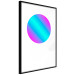 Poster Gradient in a Circle - geometric multicolored composition on white background 117624 additionalThumb 13