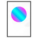 Poster Gradient in a Circle - geometric multicolored composition on white background 117624 additionalThumb 17