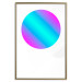 Poster Gradient in a Circle - geometric multicolored composition on white background 117624 additionalThumb 16
