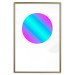 Poster Gradient in a Circle - geometric multicolored composition on white background 117624 additionalThumb 14