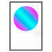 Poster Gradient in a Circle - geometric multicolored composition on white background 117624 additionalThumb 18