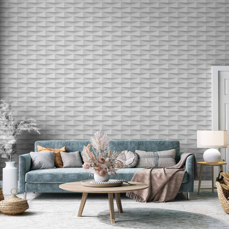 Modern Wallpaper Wavy Panels 117924