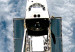 Wall Poster Space Shuttle - white space shuttle against a backdrop of clouds and oceans 123524 additionalThumb 9