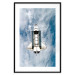 Wall Poster Space Shuttle - white space shuttle against a backdrop of clouds and oceans 123524 additionalThumb 15