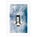 Wall Poster Space Shuttle - white space shuttle against a backdrop of clouds and oceans 123524 additionalThumb 19