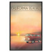 Wall Poster California Beaches - English captions and car at sunset 123624 additionalThumb 24