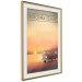 Wall Poster California Beaches - English captions and car at sunset 123624 additionalThumb 4