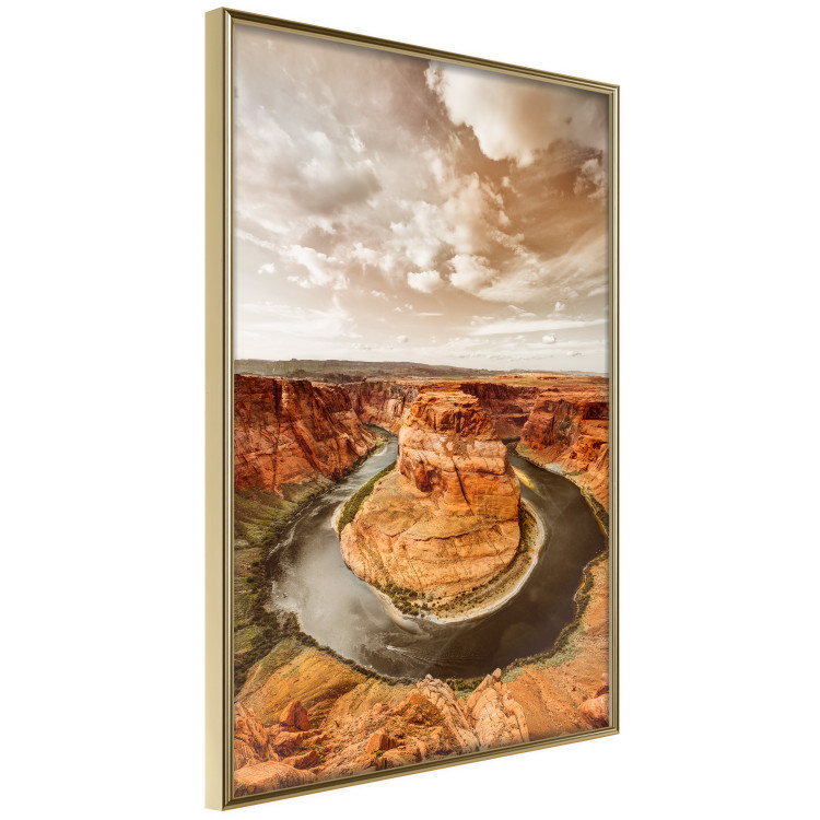 Wall Poster Rustic Landscape - landscape of orange rocks against sky 123824 additionalImage 12
