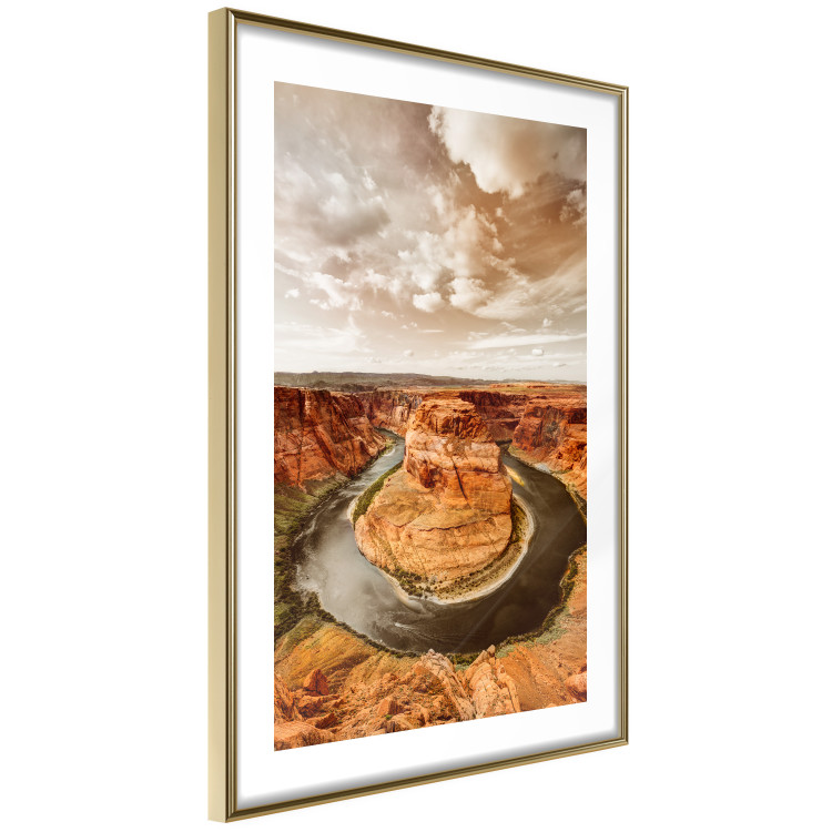 Wall Poster Rustic Landscape - landscape of orange rocks against sky 123824 additionalImage 8