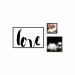 Wall art in set Love 124924 additionalThumb 1