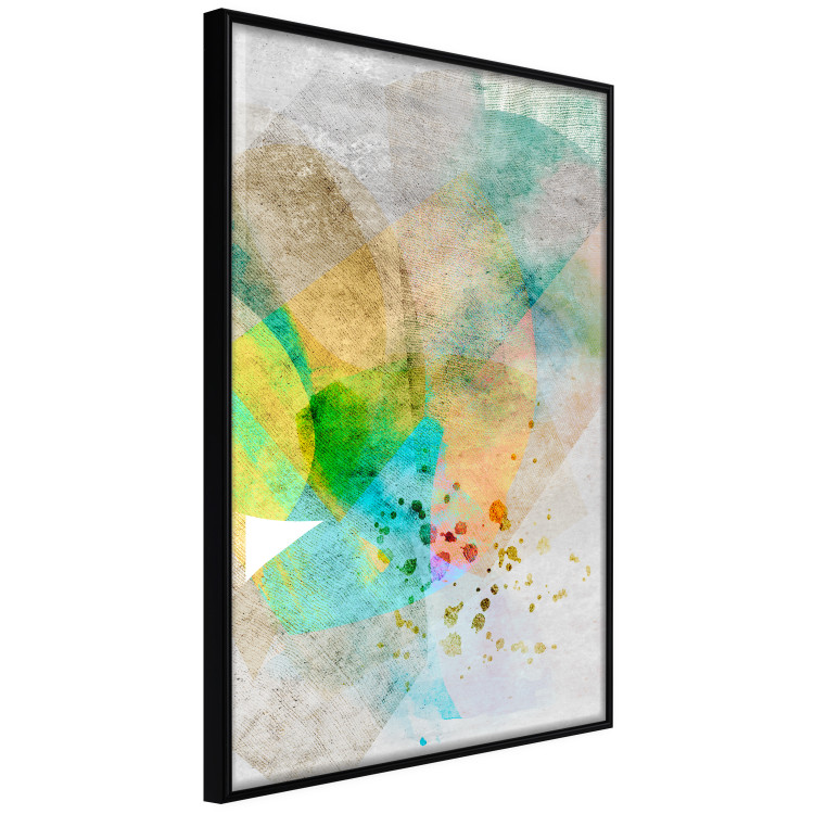 Poster Butterfly and Dreams - colorful composition of abstraction on fabric texture 127524 additionalImage 11