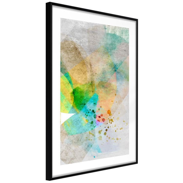 Poster Butterfly and Dreams - colorful composition of abstraction on fabric texture 127524 additionalImage 8