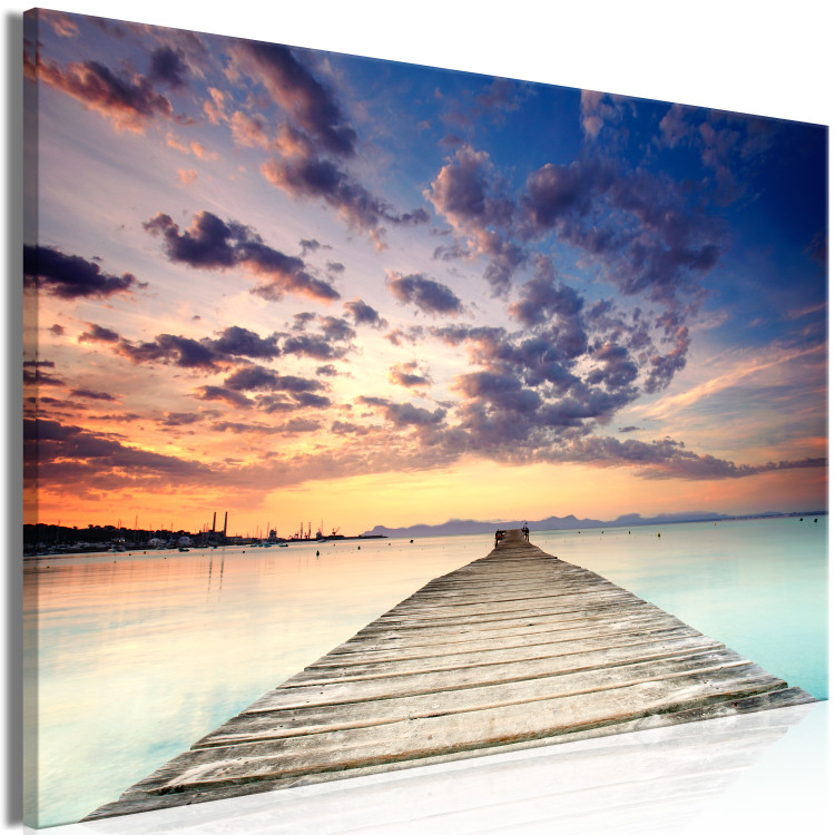 Large canvas print Pier on the Caribbean [Large Format] 128724 additionalImage 2