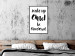 Poster Wake up and Be Awesome - black and white composition with English text 128924 additionalThumb 4