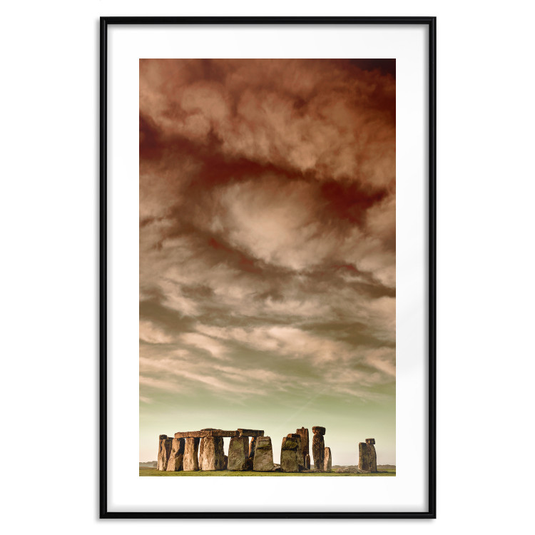 Poster Clouds over Stonehenge - sky landscape with clouds over the stones 129724 additionalImage 15